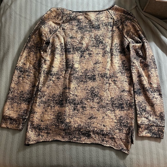 Art Class - Target Bronze Foil on Black Tunic Sweatshirt Kids XL 14/16 - Picture 2 of 6